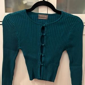 Teal urban outfitters sweater top